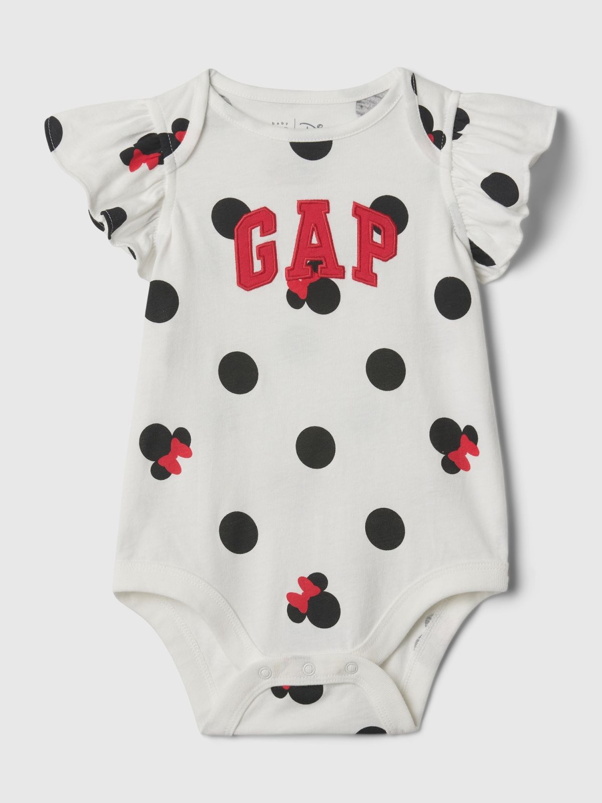 Άσπρο babyGap | Disney Minnie Mouse Κορμάκι-440762000
