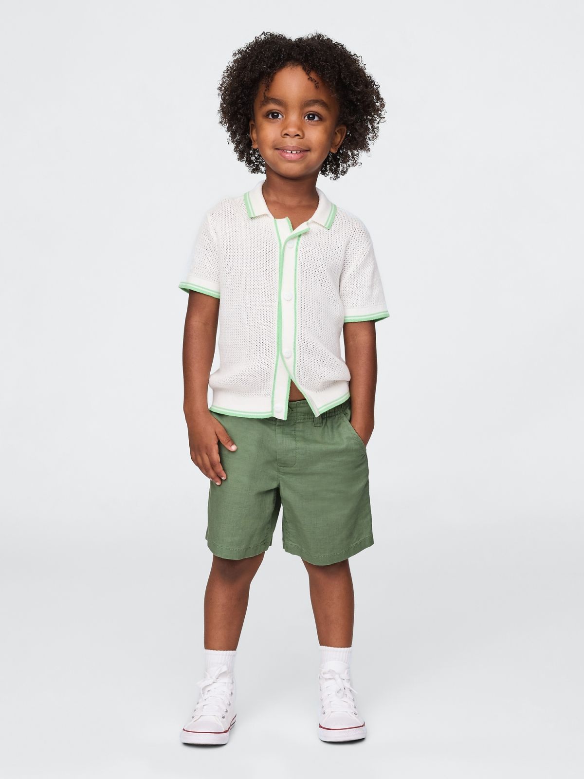 Baby & Toddler Linen-Cotton Shorts-738509001