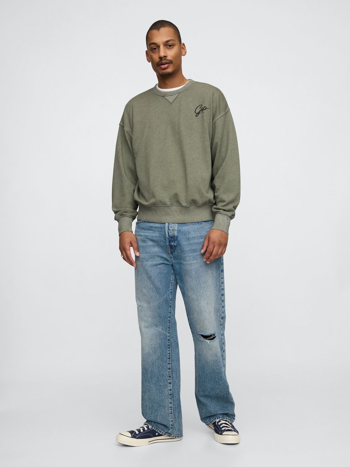 Vintage Soft Oversized Logo Φούτερ-730184002