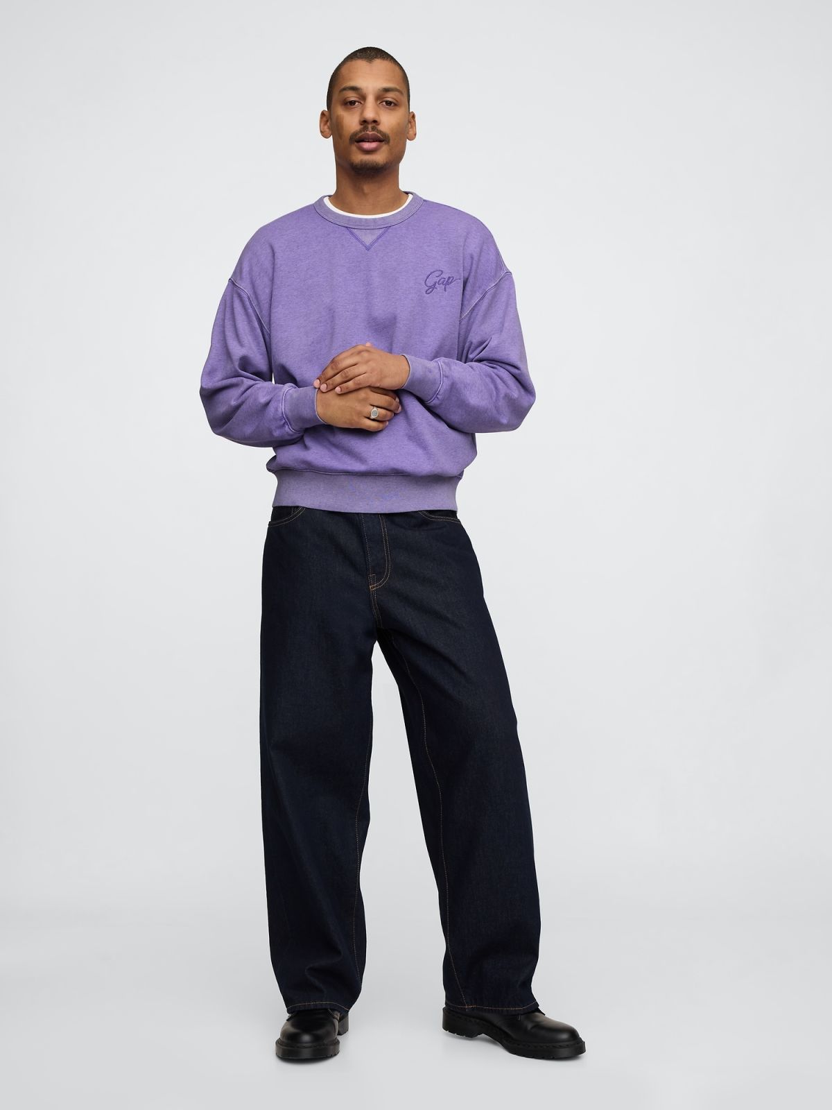 Vintage Soft Oversized Logo Φούτερ-730184003