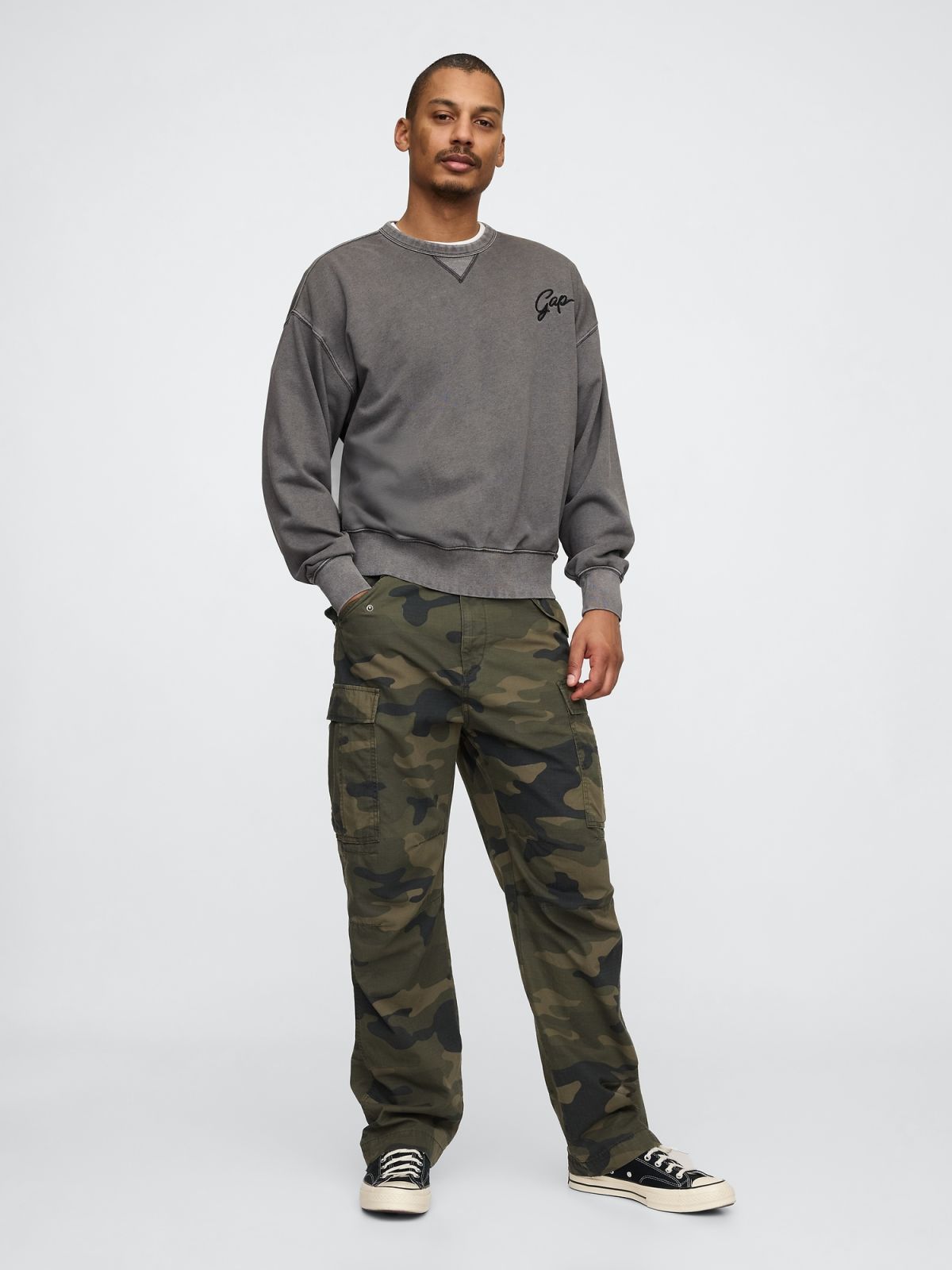 Vintage Soft Oversized Logo Φούτερ-730184004