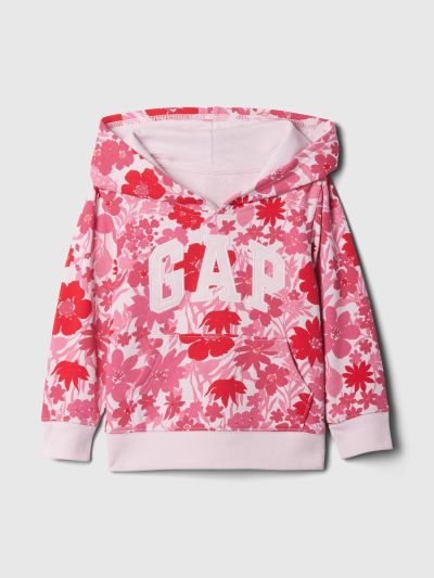 Ροζ babyGap Logo Print Φούτερ-443492000