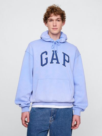 VintageSoft Oversized Logo Hoodie-745166002